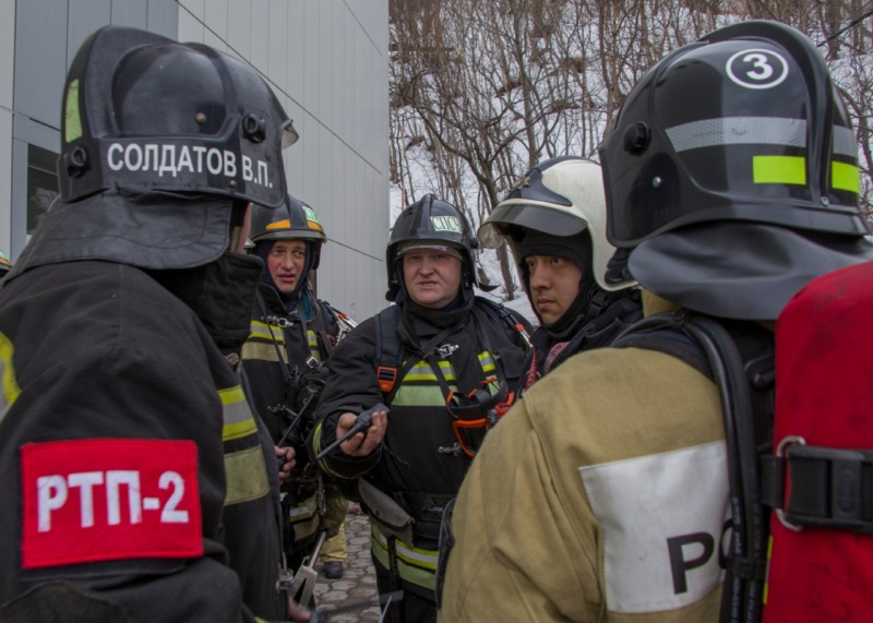 Пожарно-тактические учения: в Петропавловске эвакуировали сотрудников администрации